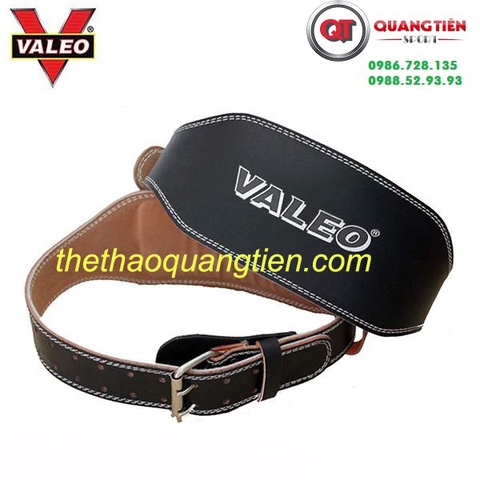 Đai lưng tập gym Valeo cứng 6 inch