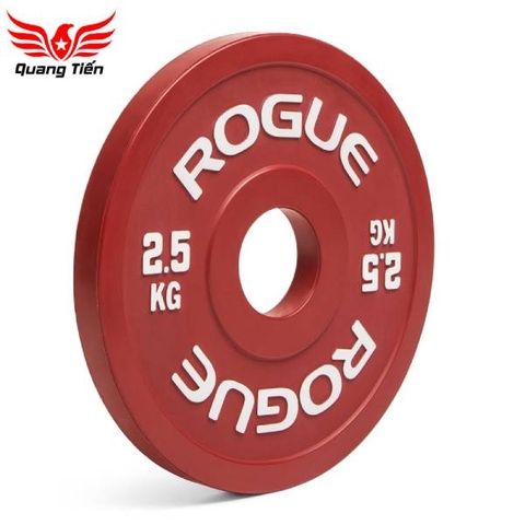 Tạ bánh cao su ROGUE cao cấp 2,5 kg mini lỗ 50 nhập khẩu