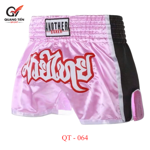 Quần Muay Thái Another Boxer Chính Hãng Muay Thai Short Chất Liệu Satin Cao Cấp | QT-064