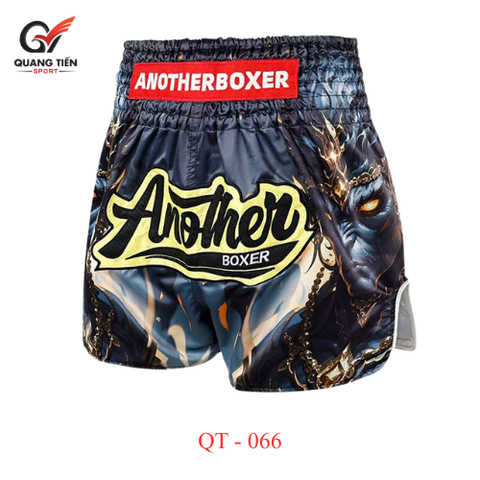 Quần Muay Thái Another Boxer Chính Hãng Muay Thai Short Chất Liệu Satin Cao Cấp | QT-066