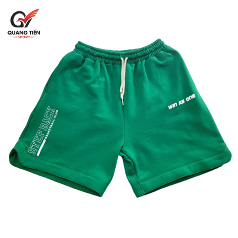 Quần Bóng Rổ Stepback Win Short In Green