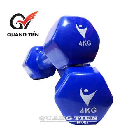 tạ tay cao su victor 4kg cao cấp chính hãng (giá 1 chiếc)