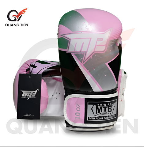 Găng tay Boxing Max MTB màu hồng