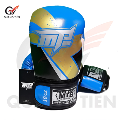 Găng tay Boxing Max MTB màu xanh