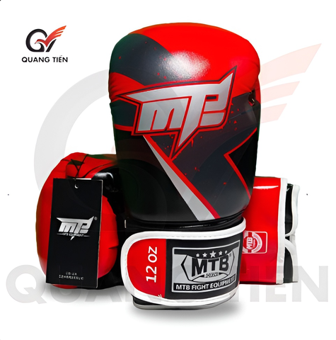 Găng tay Boxing Max MTB màu đỏ