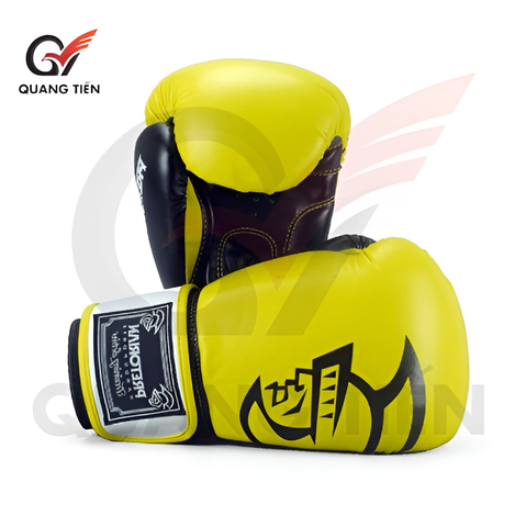 Găng tay boxing võ thuật Pretorian vàng đen chính hãng