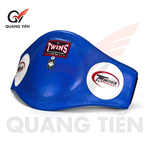 Đai bụng Twins Special Muay Thai Leather Belly Pad BEPL2 cao cấp chính hãng - màu xanh