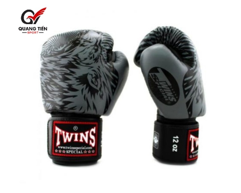 Găng Tay Boxing Twins FBGVL3-50 SÓI XÁM