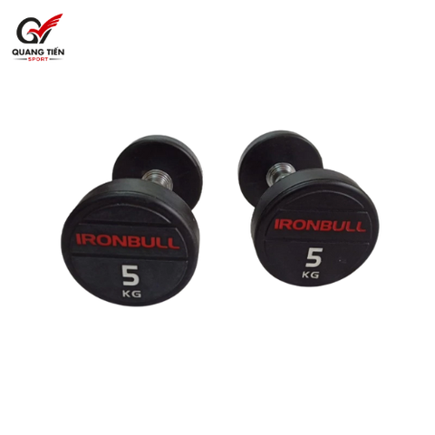 Tạ tay thép bọc cao su IronBull IR04 nhập khẩu 5kg ( giá 1 quả )