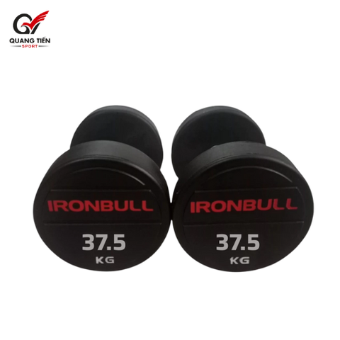 Tạ tay thép bọc cao su IronBull IR04 nhập khẩu 37.5kg ( giá 1 quả )