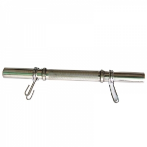 Đòn tạ 0,35m inox đầu kẹp