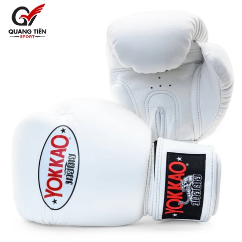 Găng Boxing YOKKAO Matrix – White BYGL-X-4