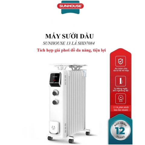 Máy sưởi dầu 13 lá Sunhouse SHD7084