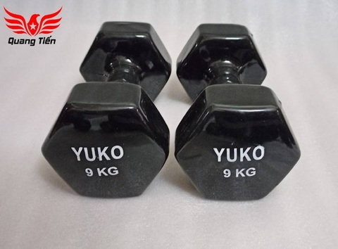 Tạ tay cao su cao cấp Yuko 9 kg (giá 1 quả)