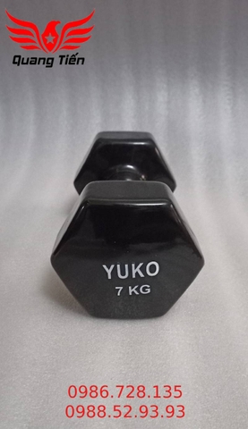 Tạ tay cao su cao cấp yuko 7 kg (giá 1 quả)