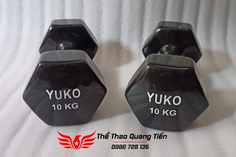 Tạ tay cao su cao cấp Yuko 10 kg ( giá 1 quả )