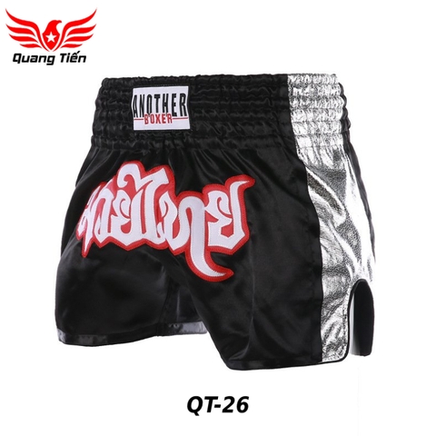 Quần Muay Thái Another Boxer Chính Hãng Muay Thai Short Chất Liệu Satin Cao Cấp | QT-026