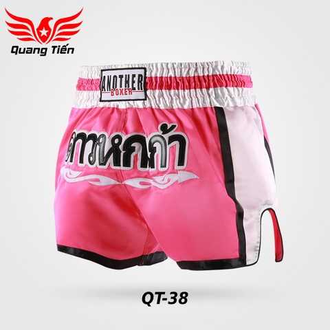 Quần Muay Thái Another Boxer Chính Hãng Muay Thai Short Chất Liệu Satin Cao Cấp | QT-038