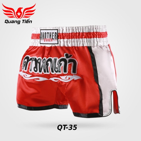 Quần Muay Thái Another Boxer Chính Hãng Muay Thai Short Chất Liệu Satin Cao Cấp | QT-035
