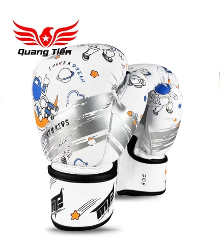 Găng tay boxing mini màu trắng MTB trẻ em 6oz 6.0 new cá tính new 2025