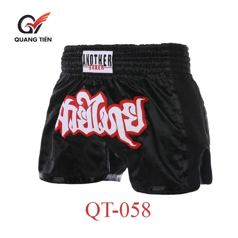 Quần Muay Thái Another Boxer Chính Hãng Muay Thai Short Chất Liệu Satin Cao Cấp | QT-058