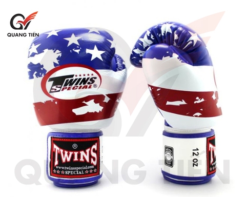 Găng Tay Boxing Twins HỌA TIẾT CỜ MỸ