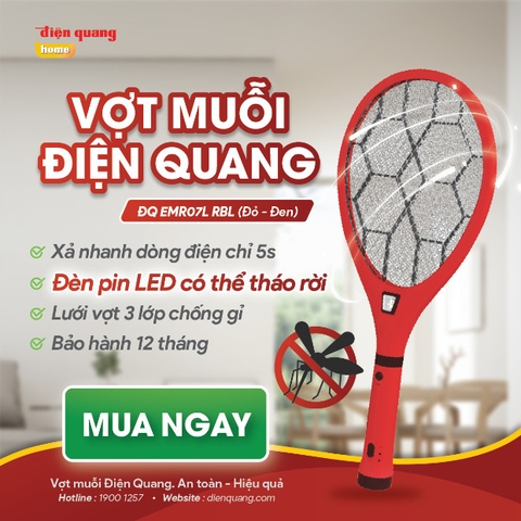 Vợt muỗi đa năng Điện Quang ĐQ EMR07L