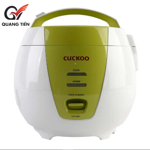 Copy of NỒI CƠM ĐIỆN CUCKOO CR-0661 DUNG TÍCH 1.08 LÍT (MÀU XANH)