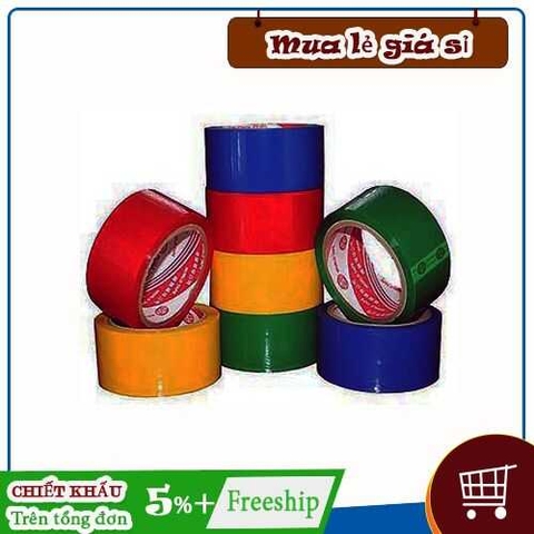 Băng keo màu OPP 80yard