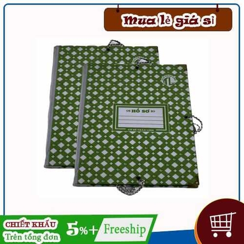 Bìa giấy 3 dây khổ F4 Thảo Linh