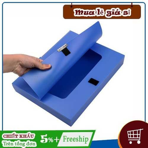 Bìa hộp nhựa Deli khổ A4