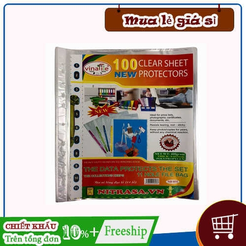 Bìa lá 11 lỗ khổ A4