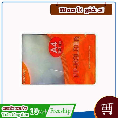 Bìa lá nhựa trong Plus