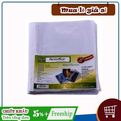 Bìa lá 11 lỗ Thiên Long khổ A4