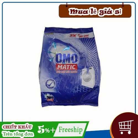 Bột giặt Omo máy giặt cửa giữa 6kg