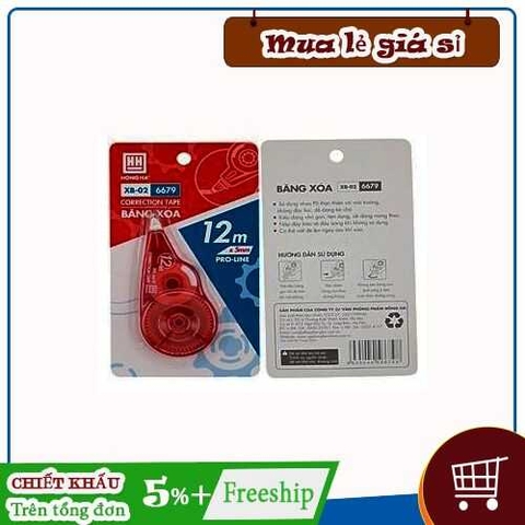 Bút xóa kéo Hồng Hà 6679