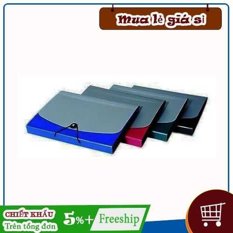 Cặp xốp đựng tài liệu 7 ngăn Deli 38151