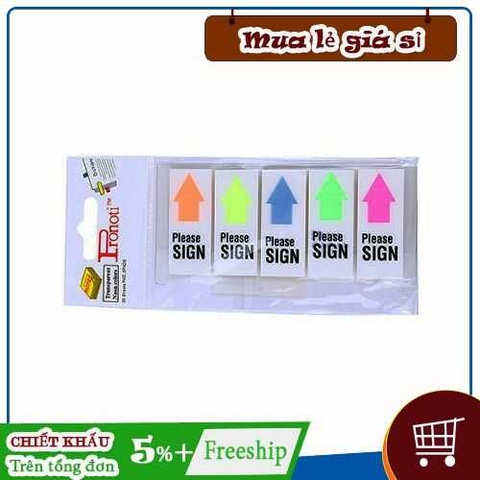 Giấy chỉ dẫn Sign Here 45649 20*48mm