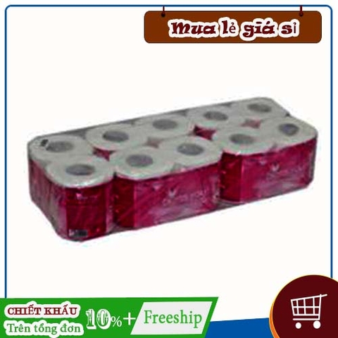 Giấy cuộn vệ sinh Sài Gòn Care hồng