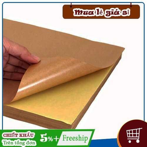 Giấy decal da bò khổ A4