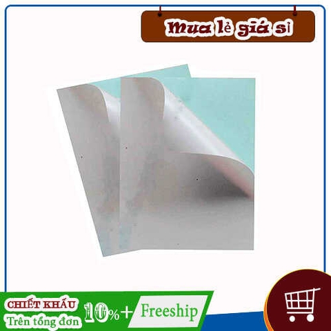 Giấy decal đế xanh khổ A4