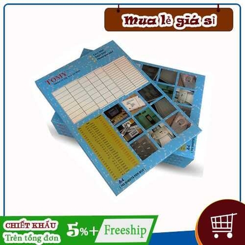 Giấy decal Tomy khổ A4