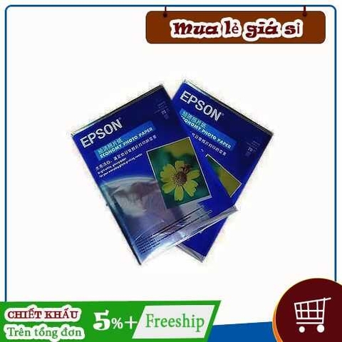 Giấy in ảnh 1 mặt 230gsm Epson khổ A4