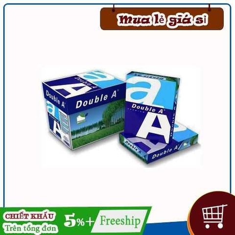 Giấy in Double A khổ A5 80gsm