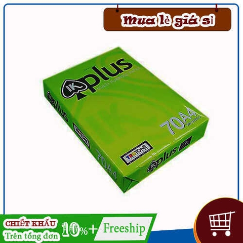 Giấy in IK Plus khổ A4 70gms