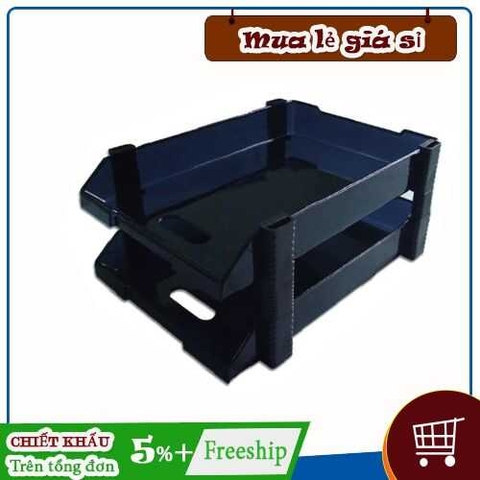 Kệ hồ sơ 2 tầng đứng mica 175.2