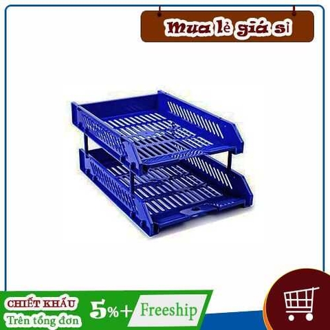 Kệ ráp 2 tầng nhựa đứng