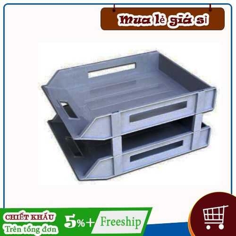 Kệ hồ sơ 2 tầng nhựa xukiva 190.2