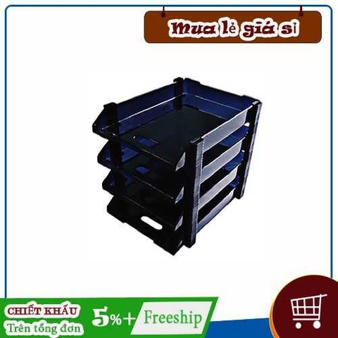 Kệ hồ sơ 4 tầng đứng mica 175.4