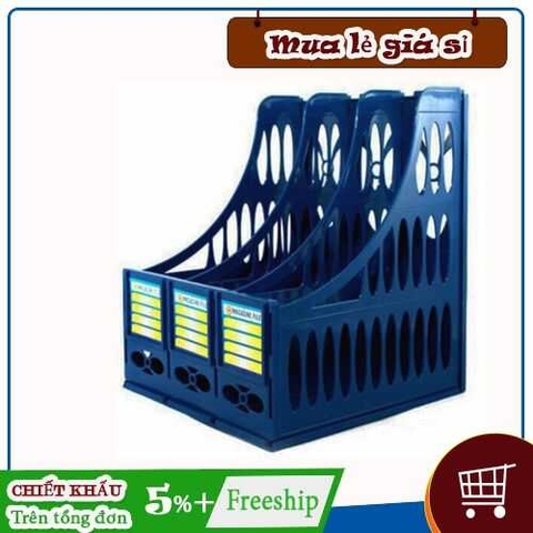 Kệ nhựa rổ xéo 3 ngăn